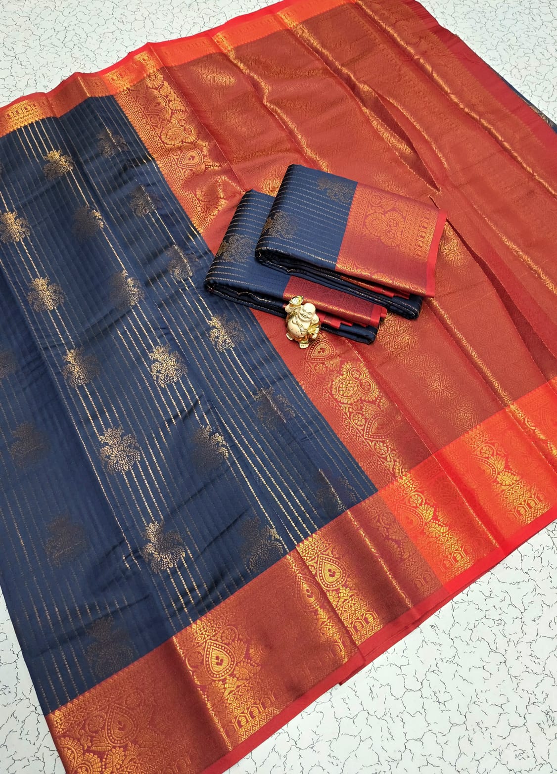 KANCHIPURAM VAIRAOOSI BORDER SOFT SILK SAREE