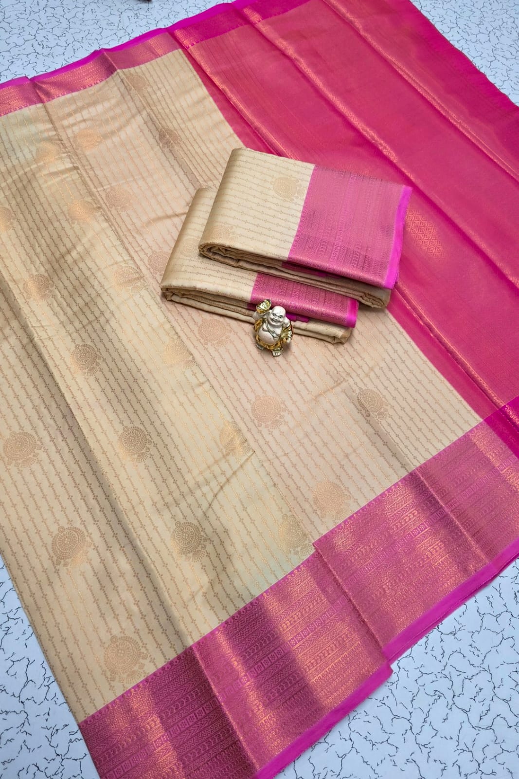 KANCHIPURAM VAIRAOOSI BORDER SOFT SILK SAREE