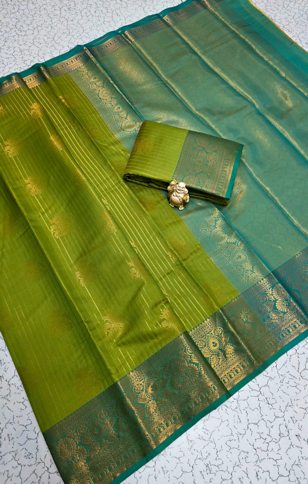 KANCHIPURAM VAIRAOOSI BORDER SOFT SILK SAREE